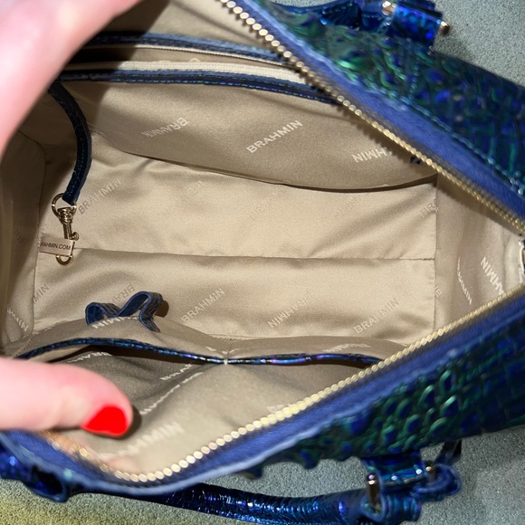 Brahmin Stacy royalty ombré Melbourne bag - Picture 3 of 13